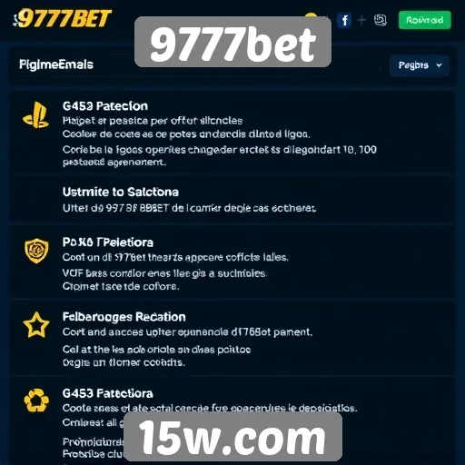 Análise das funcionalidades oferecidas pelo site 9777bet